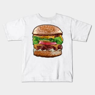 Delicious burger Kids T-Shirt